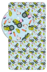 Cearceaf pentru copii Peppa Pig 90x200 cm