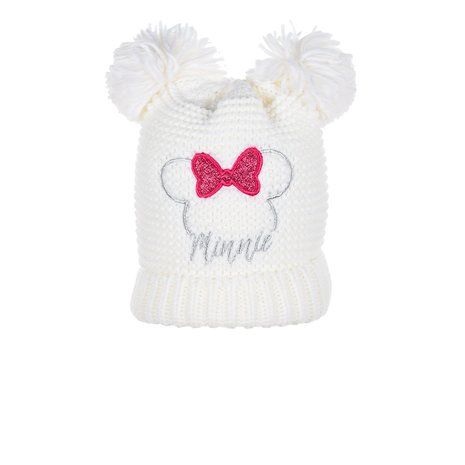 Dievčenská pletená čiapka Minnie růžová 48