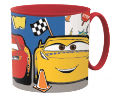 Mikro plastový hrnek Disney Cars 265 ml
