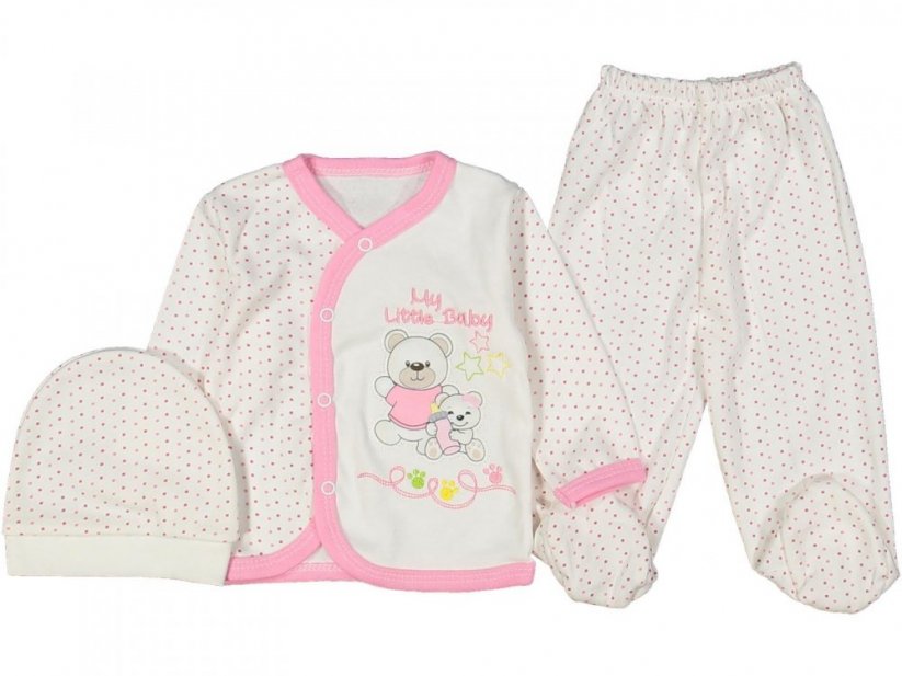Set 3 piese haine pentru bebelusi Bear 56