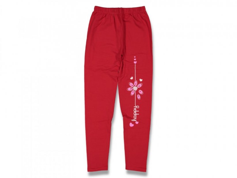 Pantaloni bambina rosso 128