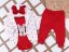 Completo per bambina – body, felpa con cappuccio e pantaloni Minnie