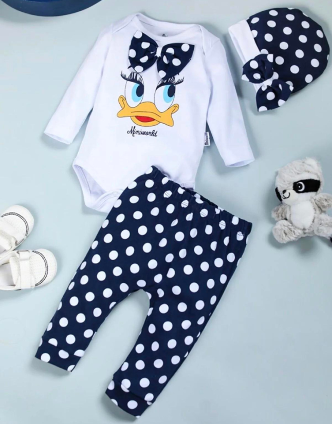 3D dojčenská súprava Daisy Duck 62/68