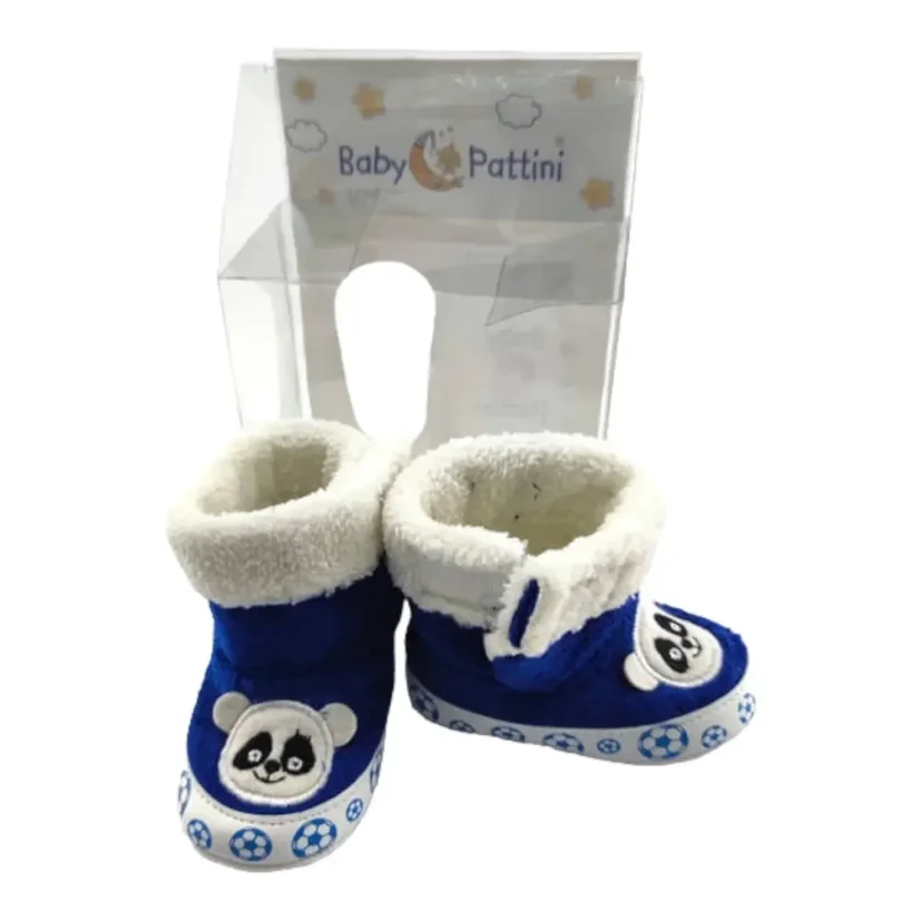 Caldi stivali da bambino/ Scarpine per neonati Panda blue