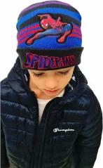 Čiapka Spiderman tm.šedá 52/54