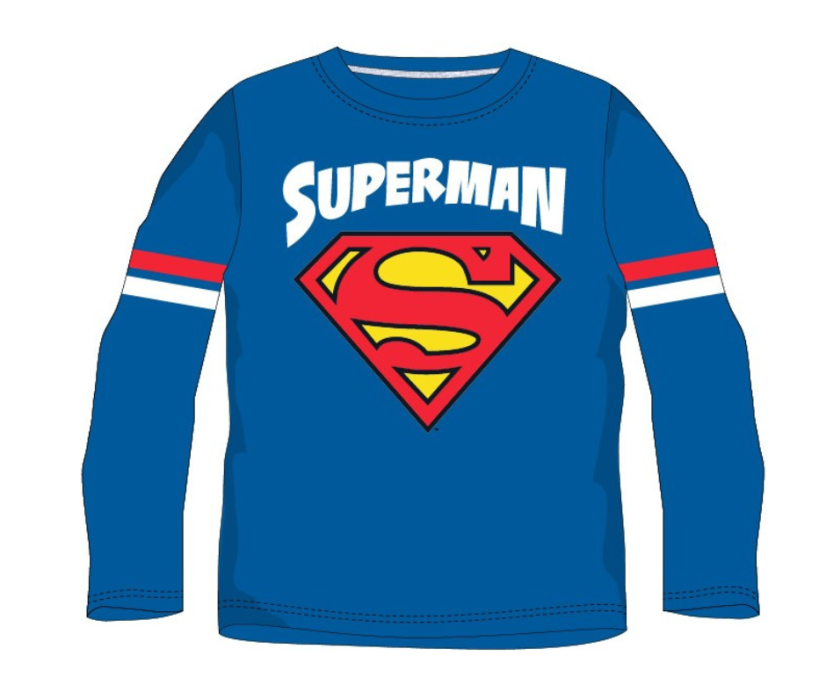 Maglietta a maniche lunghe Superman blu ARIAshop