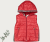 Gilet trapuntato per bambinia con cappuccio 92