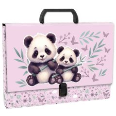 Kufřík na výtvarné potřeby Panda 33 × 25 × 5 cm -A4