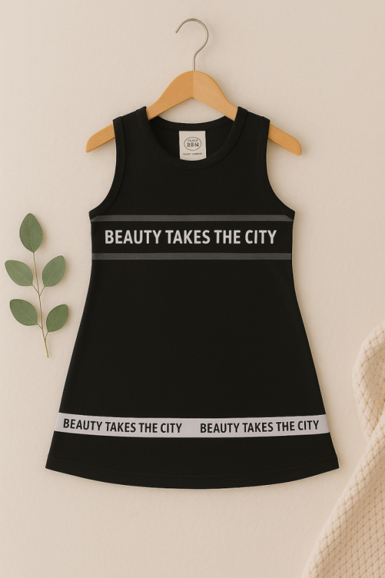 Abito con manica corta da bambina City 92