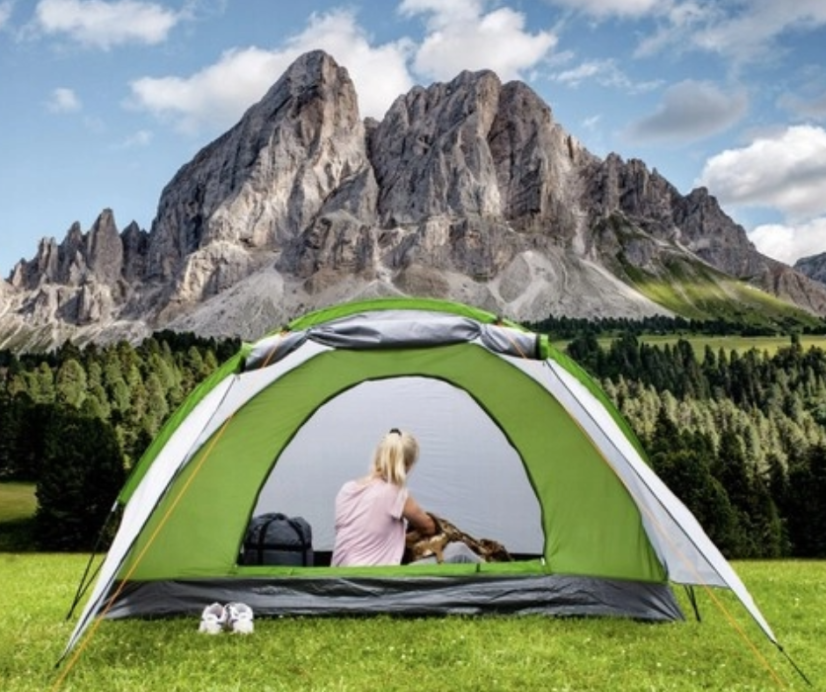 Tenda da campeggio familiare Nevada 200×200×140 cm, per 2–4 persone