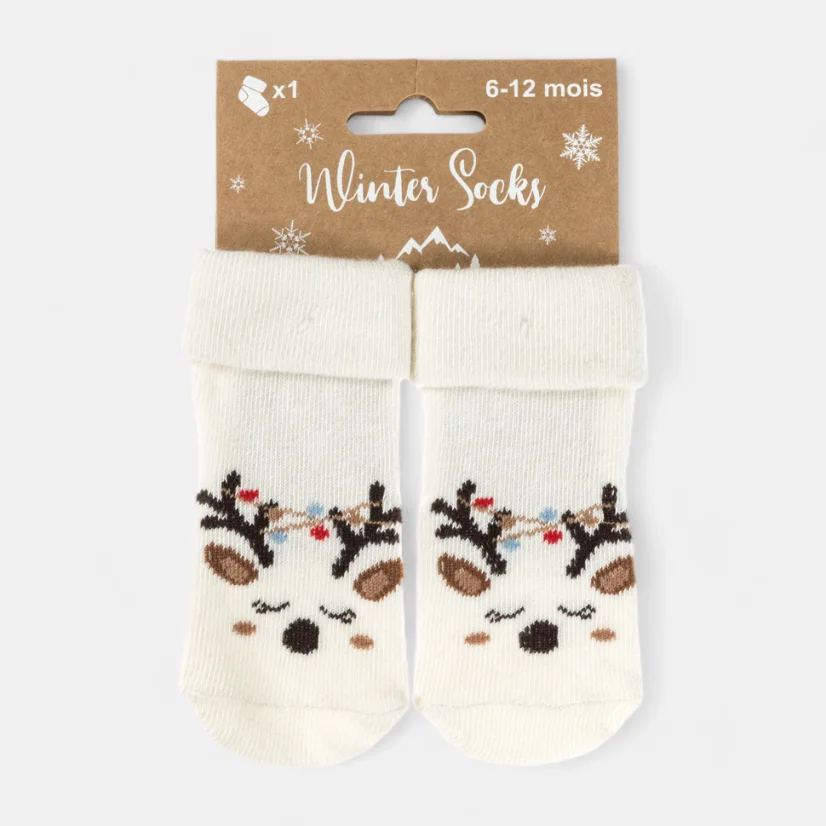 Șosete bebe Reindeer