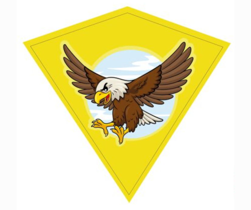 Létající drak 68 x 73 cm - Orel