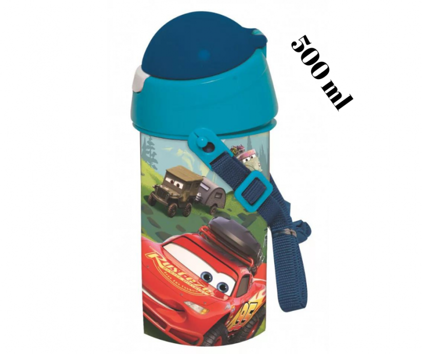 Dětská plastová sportovní lahev Cars | 500 ml