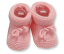 Kojenecké capáčky růžové s mašličkou