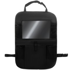 Organizator auto pentru scaun cu buzunar tablet, negru