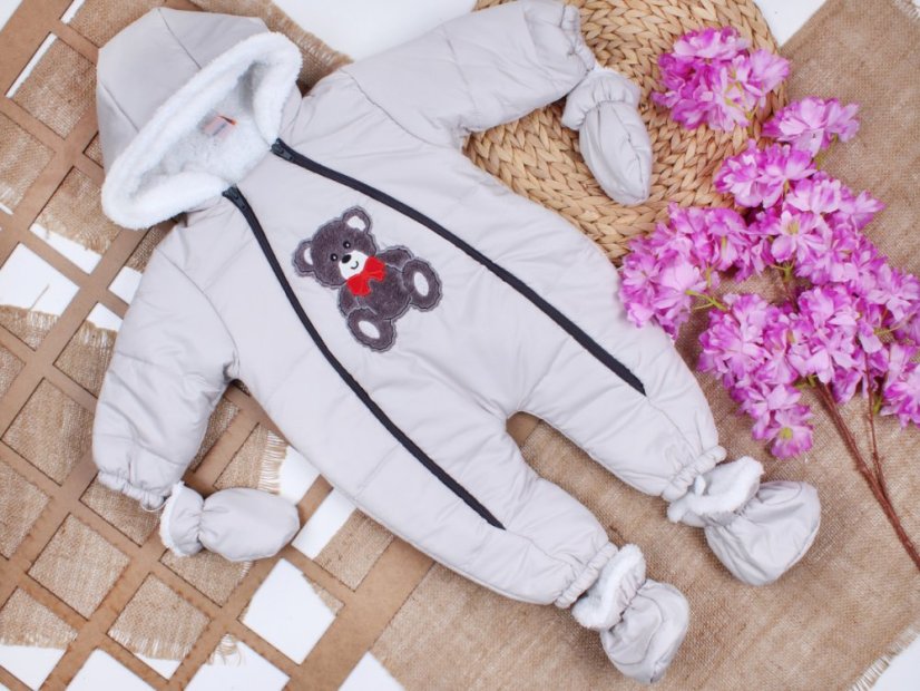 Zimná kombinéza Bear šedá Zimná kombinéza Bear šedá