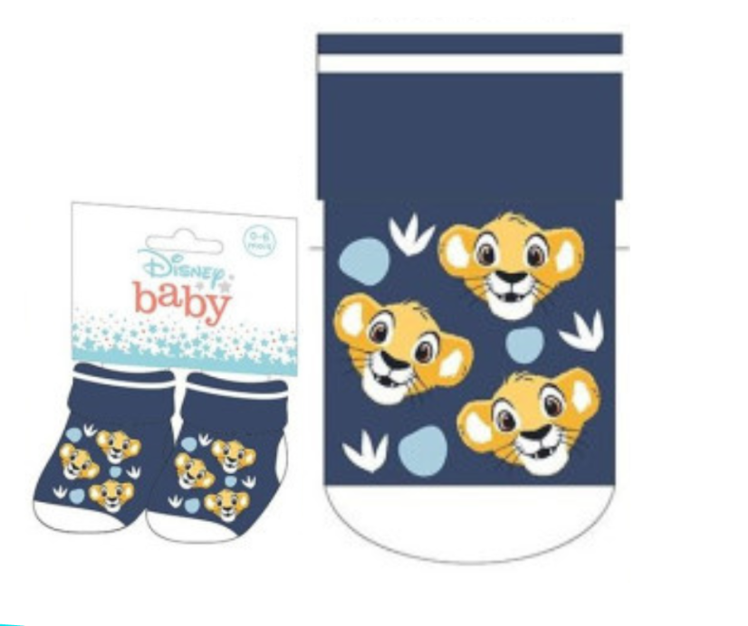 Ponožky pro miminko Simba navy-bílé