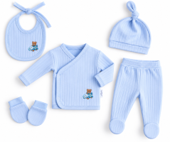Set pentru bebelusi Little Bear blue 56/62