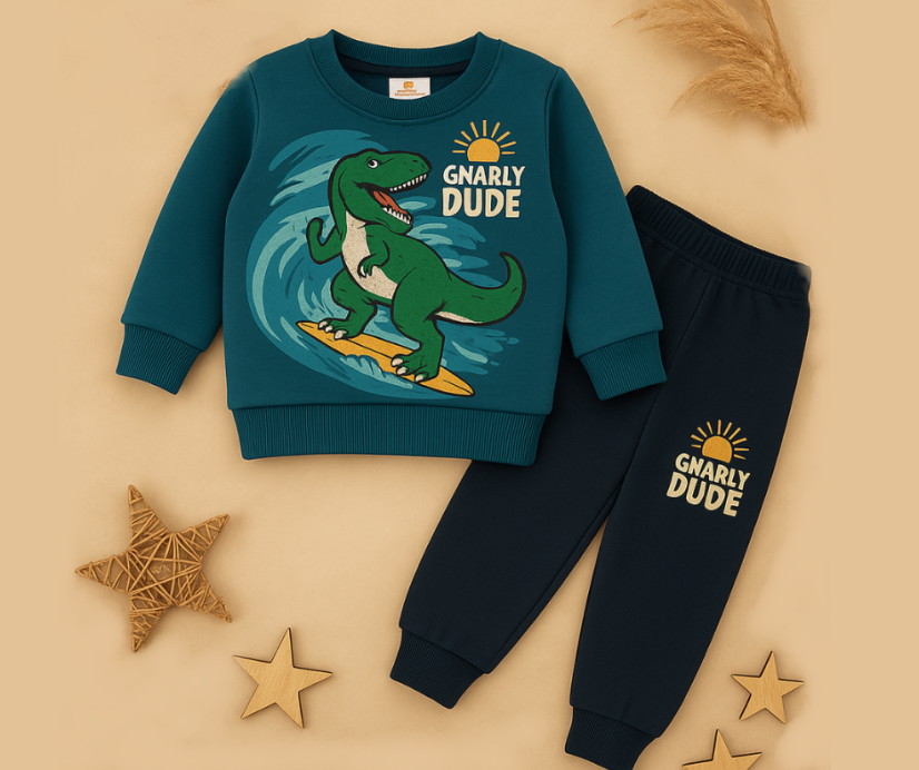 2D dětská tepláková souprava Dino 68