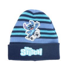 Dětská čepice Stitch tm. modrá 54