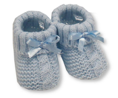 Capáčky s mašličkou sv. modré