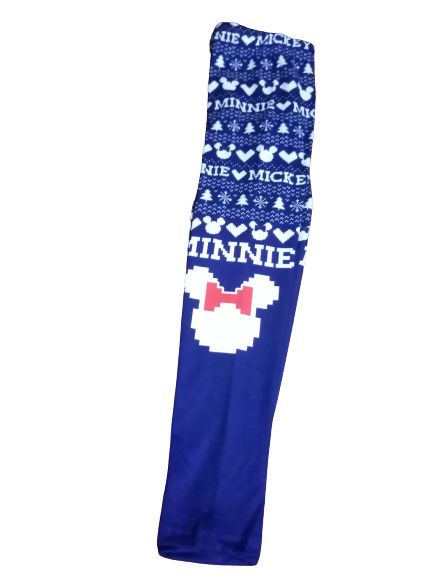 Dívčí legíny Minnie modré 110/116