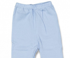 Pantaloni con piedini per neonato blu Spheres 56