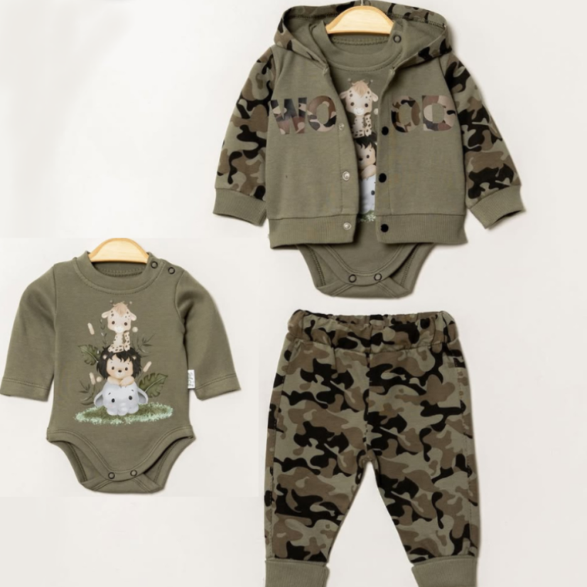 Compleu pentru copii hanorac, pantaloni, body Army