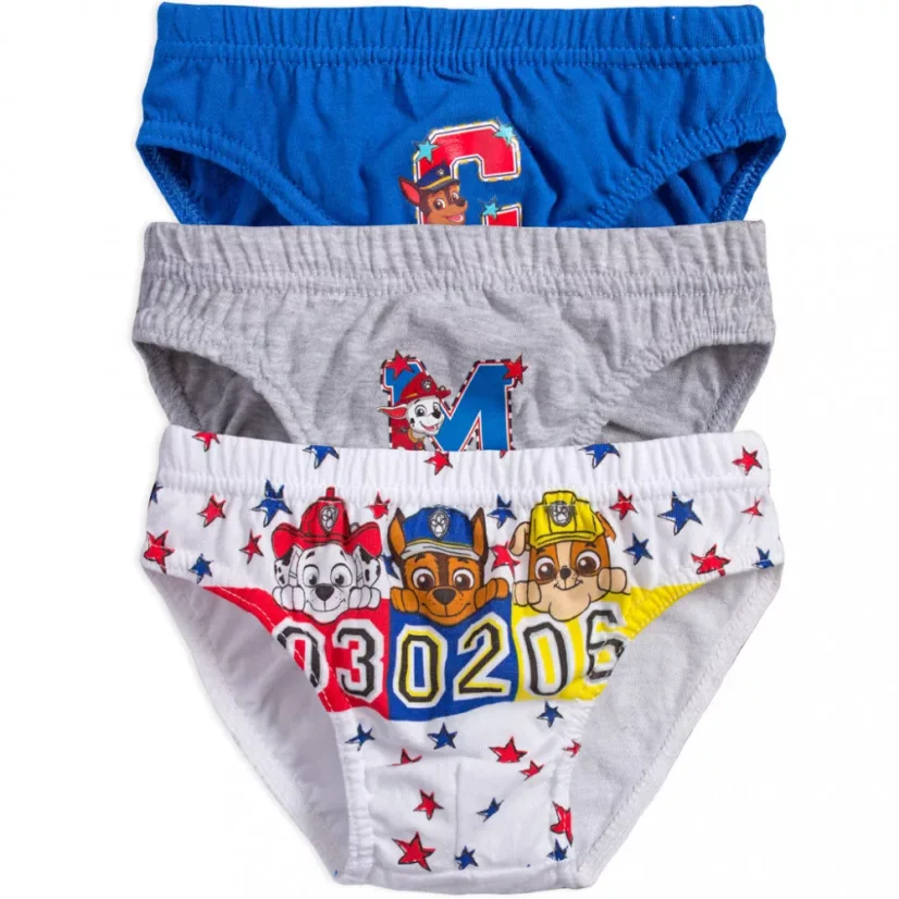 Chlapecké slipy Paw Patrol Star 3 pack