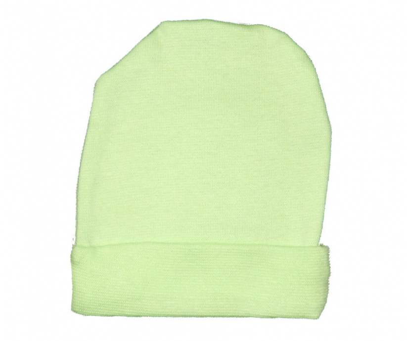 Zelená dojčenská čiapočka Baby