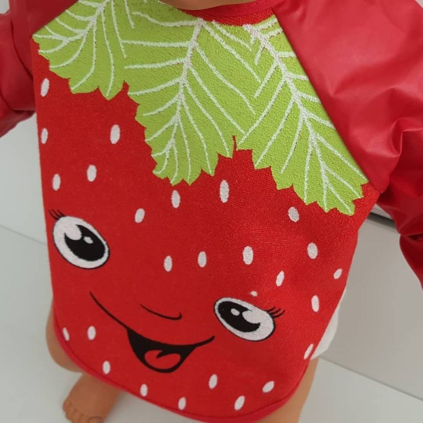 Dětský bryndák s dlouhými rukávy Jahůdka