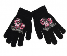 Detské rukavice čierne Monster High