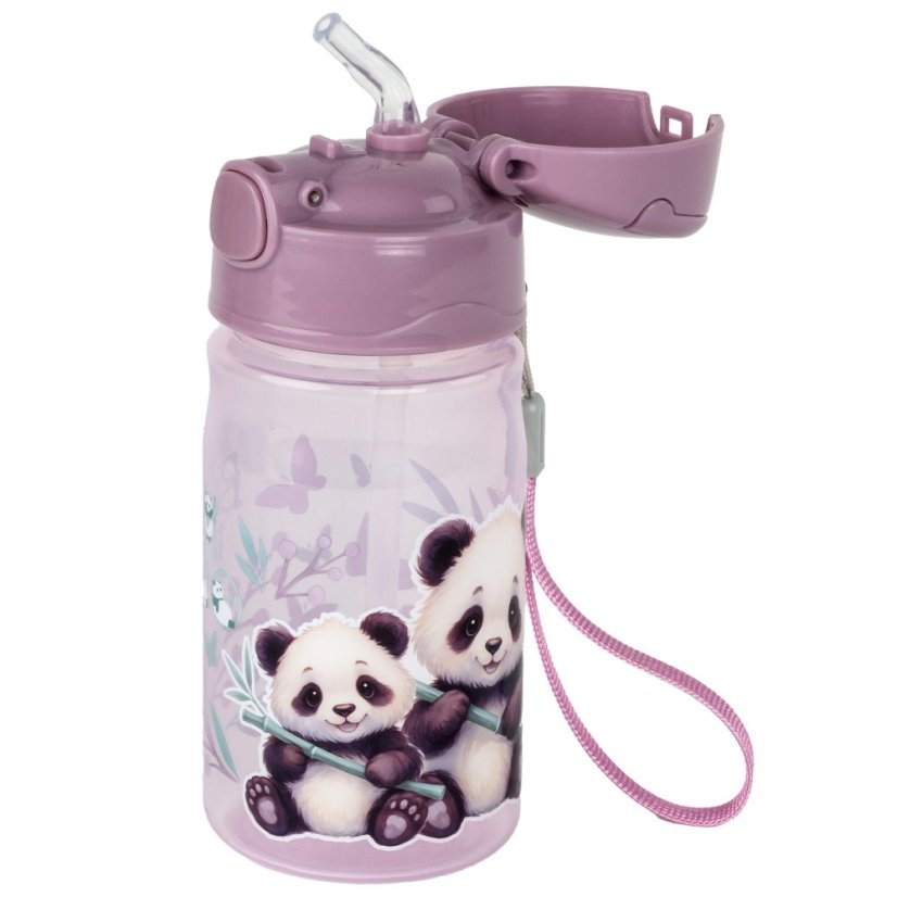 Láhev na pití Panda 330 ml s pítkem