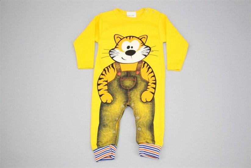 Dojčenský overal žltý Tiger