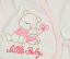 Set 5 pezzi per neonati Little Baby bianco-rosa 56