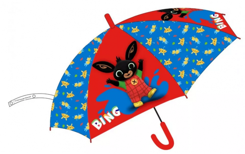 Ombrello semiautomatico per bambini Bing | Ø68 cm