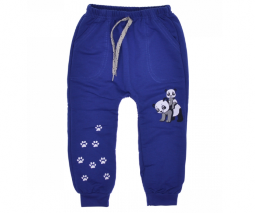Pantaloni bambini Panda blu 116