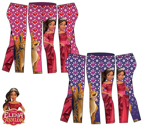 Dívčí legíny Elena z Avaloru fialové 104/110