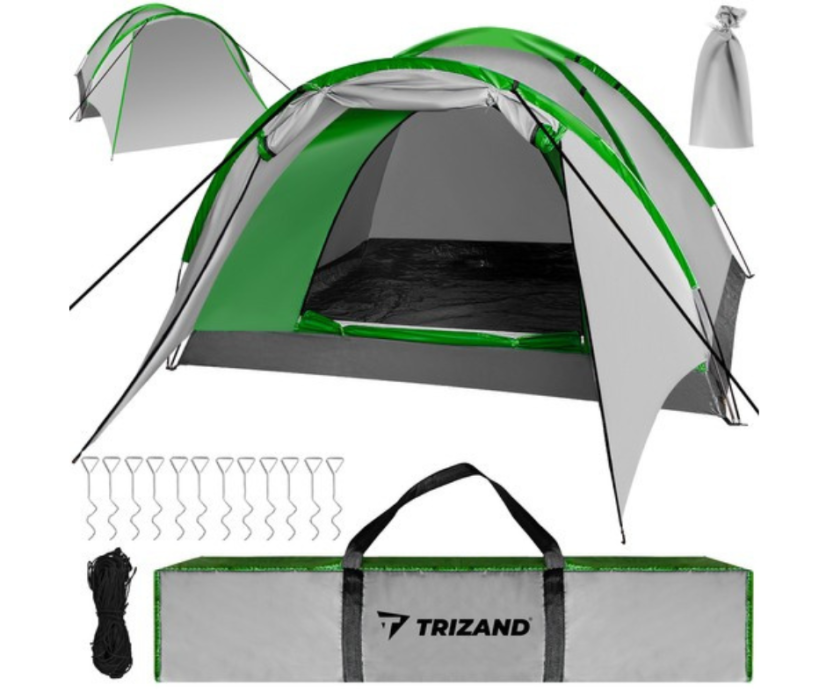 Tenda da campeggio familiare Nevada 200×200×140 cm, per 2–4 persone