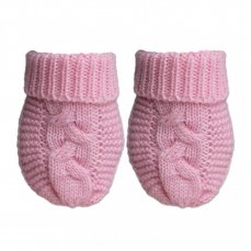 Dojčenské rukavičky růžové Deluxe