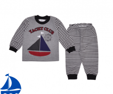 Pijama pentru baieti Yacht 80