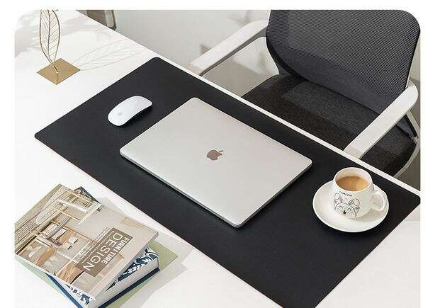 XXL podložka pod myš a klávesnici 90×45 cm – černá