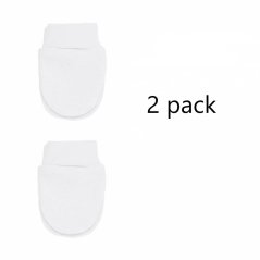 Novorozenecké rukavičky bílé 2 páry