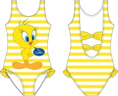 Dievčenské plavky Tweety