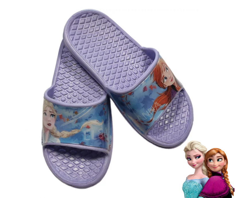 Dětské letní pantofle  - dívčí nazouváky Frozen