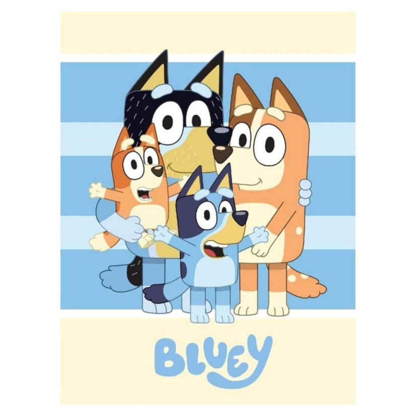 Dětská deka fleecová Bluey 100×140 cm