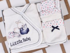 5 dielna dojčenská súprava Little Baby navy 56