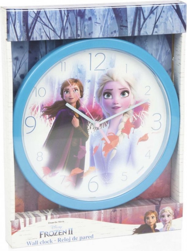 Nástěnné hodiny Frozen Ledové království 25 cm
