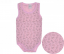 Body senza maniche in cotone per bambini ZOO | rosa