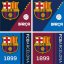 Ručník na obličej FC Barcelona 30 x 30 cm